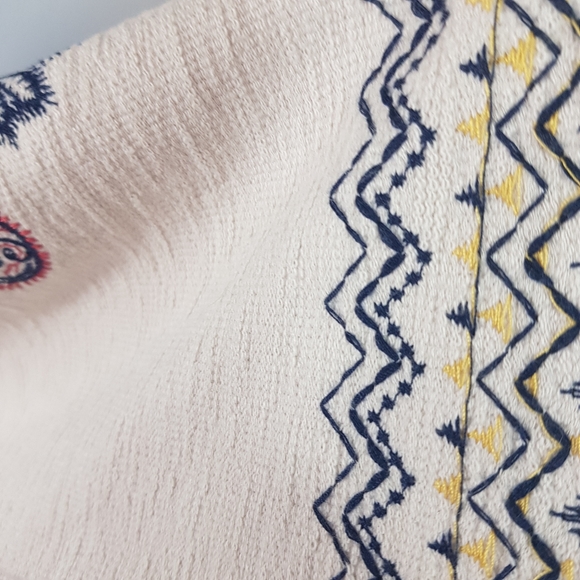 CJ BANKS Open Front Embroidered Open Front Cardigan - Picture 11 of 14